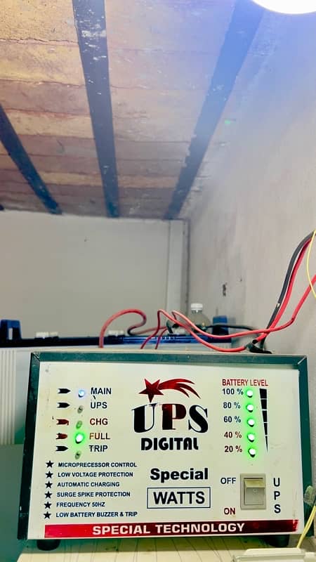 1000 watt ups with 12 volt Battery 2