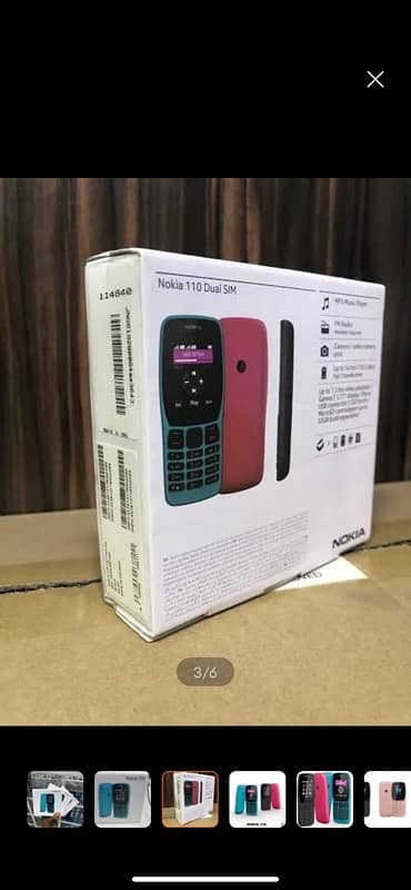 Nokia 110 Box Pack pta approved 2