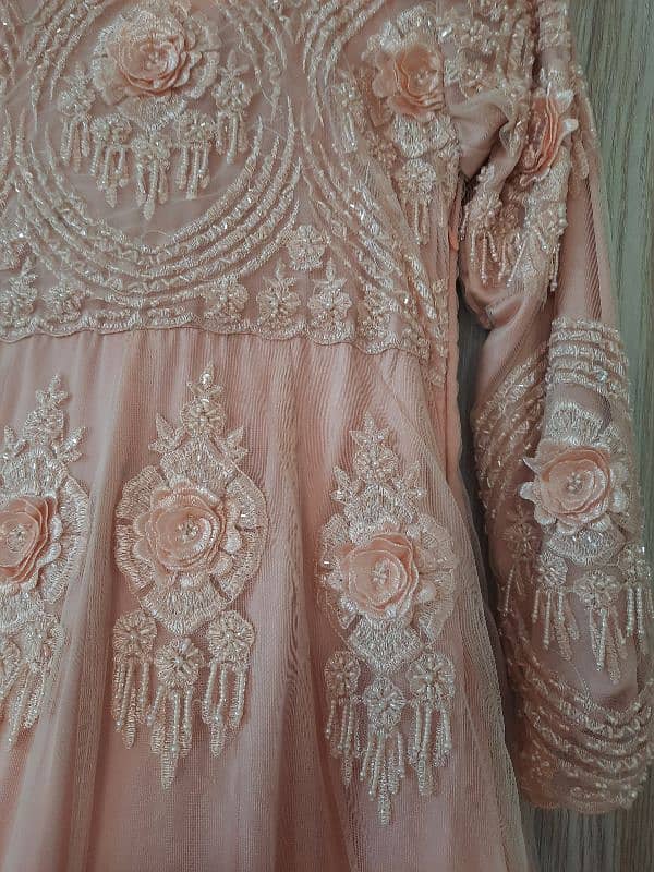 beautiful maxi peach colour 1