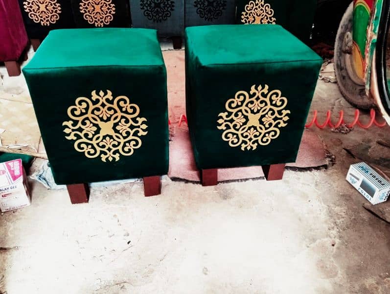 Ottoman Wooden Stool 1