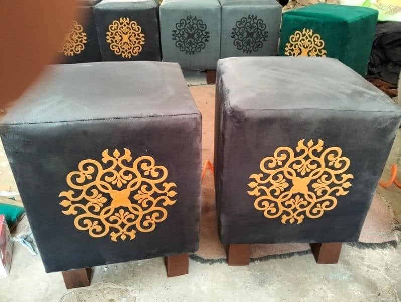 Ottoman Wooden Stool 4