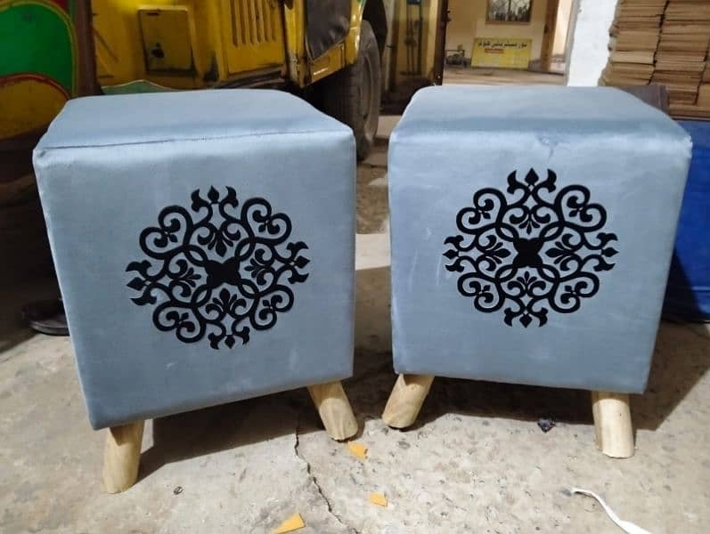 Ottoman Wooden Stool 8