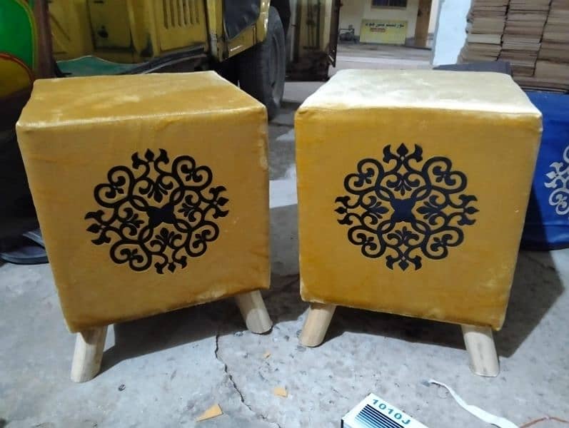 Ottoman Wooden Stool 10