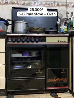 Full Size Owen with 05 Burner Stoves