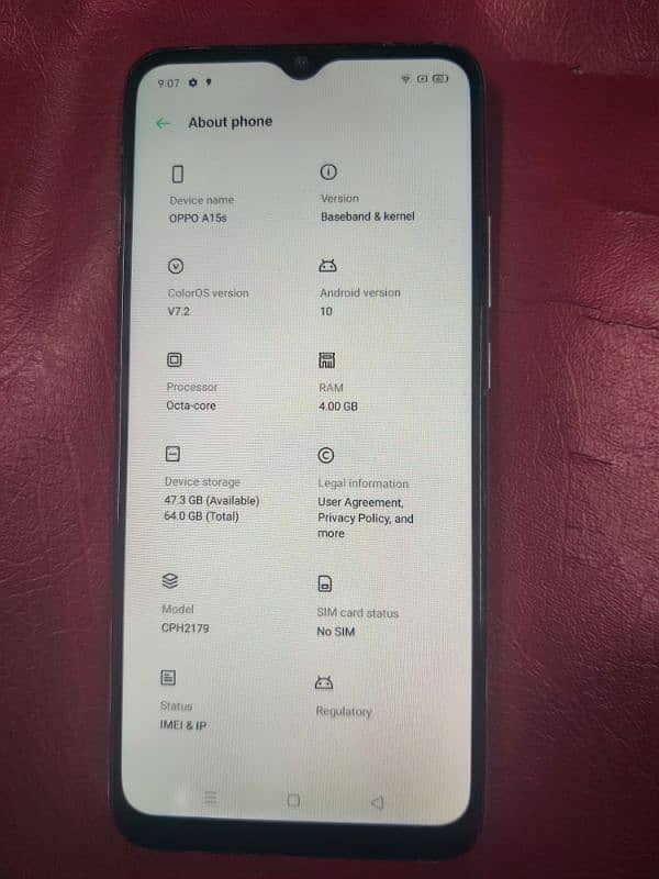 Oppo A15s 4/64 0