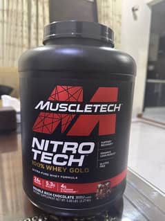 NitroTech 100% Whey Gold 5lb By MuscleTech