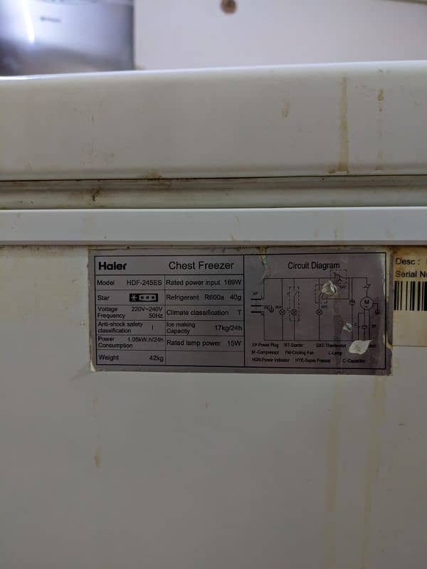 Haier Chest Freezer 245ES 3