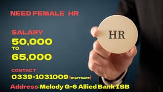 Female HR  50,000 to 65,000