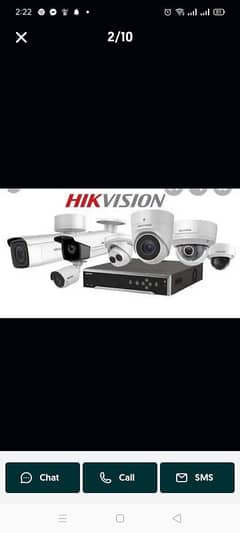 4 Cctv Camera 2mp Dahua/Hikvsion just Rs 30,500/-