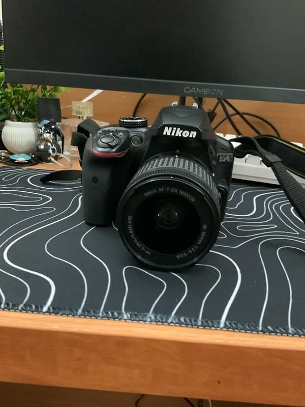 nikon d3400 with rechargeable type c battery 0