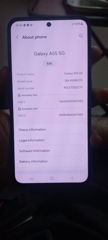 Samsung A55 5G just box open 4