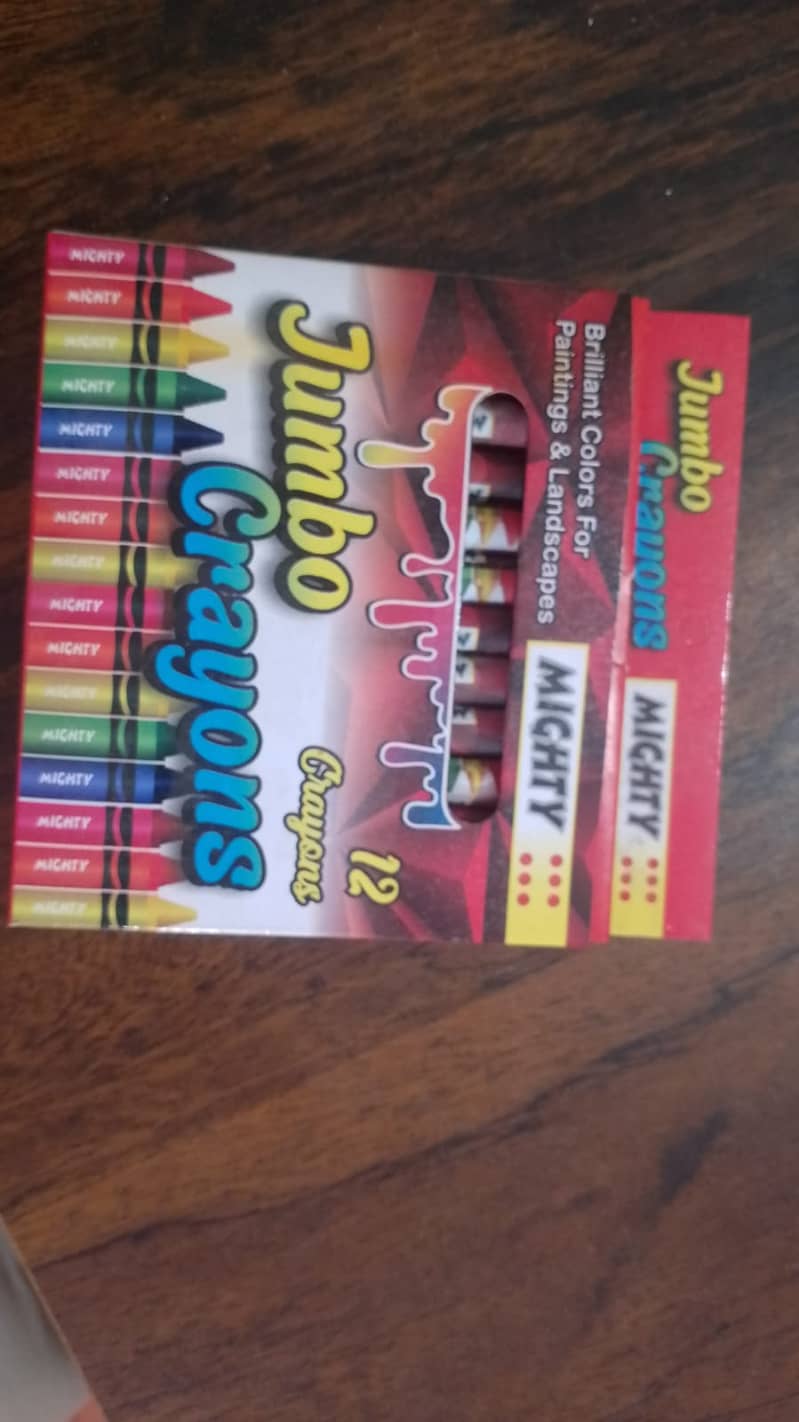 Kids school crayons 1