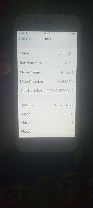 I phone6 128 GB all ok but finger not working 11