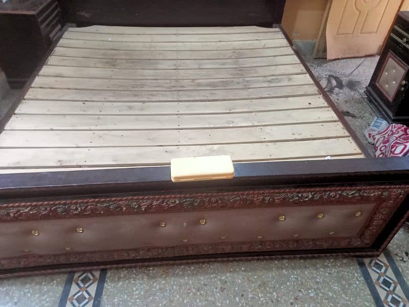 wooden bed set 2