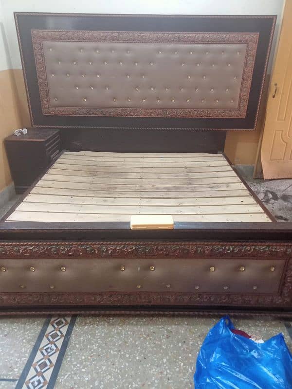 wooden bed set 4