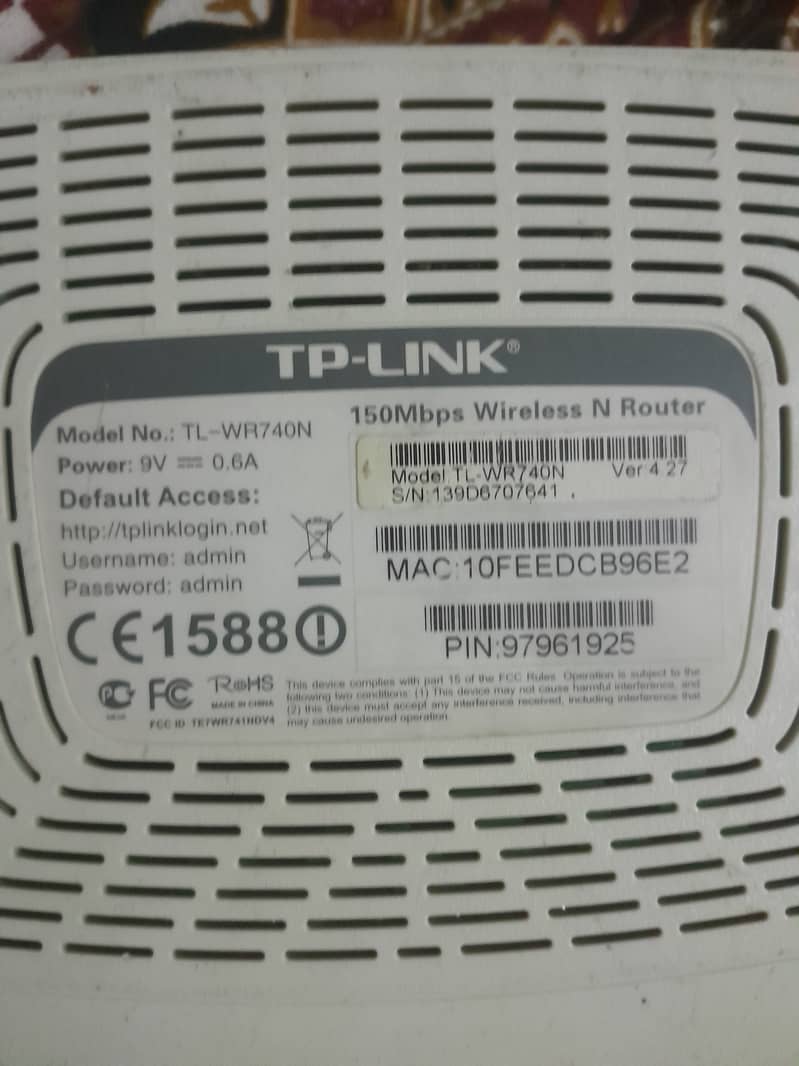 TP LINK TL-WR740N ROUTER 2