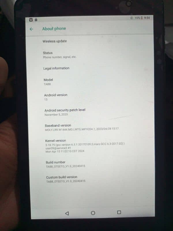 Android Tab 8 256 1