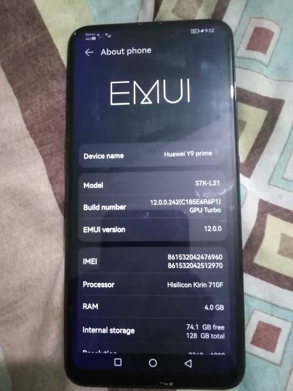 HUAWEI Y9 PRIME2019 4GB 128GB POPUP CAMERA 2