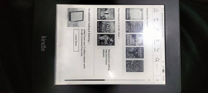 Kindle Paper white 6th generation 2