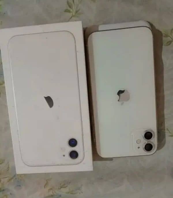 Iphone 11 64GB JV white color New condition With Full box 94% health 0