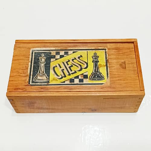 Vintage 1970s Jaques of London Wooden Chess Set No. 5063 with Orig Box 13