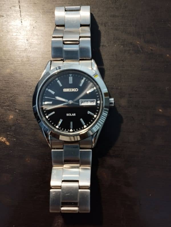 Orginal Seiko solar watch V158-0AB0- Excellent condition, Original box 3