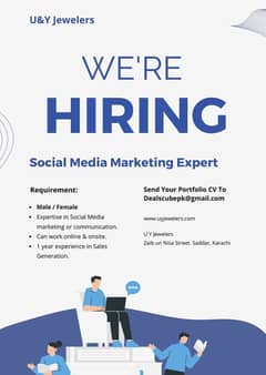 Looking For a Person for Social Media Marketing