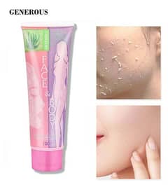 Exfoliating Gel  All Skin Types 1 Pcs face & Body Scrubbing Gel