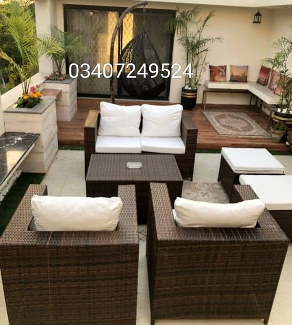 Garden chairs/rattan sofa sets/dining tables/UPVC outdoor furniture 1