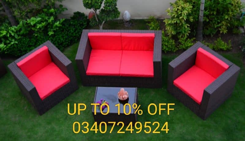 Garden chairs/rattan sofa sets/dining tables/UPVC outdoor furniture 3