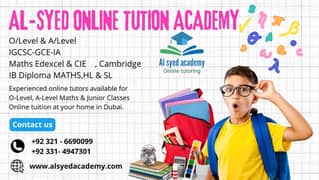 Maths and science online class/tution