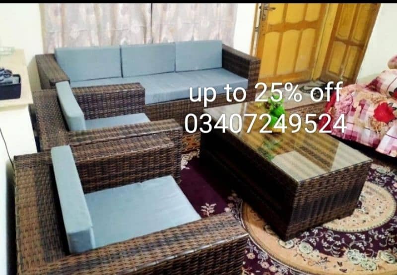 Garden chairs/rattan sofa sets/dining tables/UPVC outdoor furniture 2