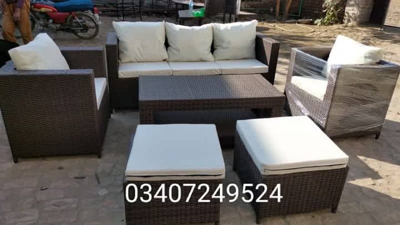 Garden chairs/rattan sofa sets/dining tables/UPVC outdoor furniture 7