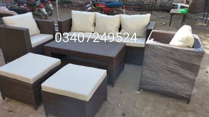 Garden chairs/rattan sofa sets/dining tables/UPVC outdoor furniture 8