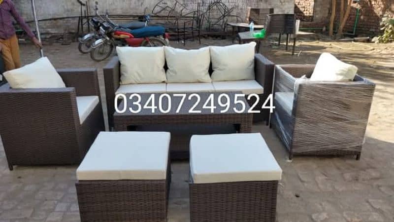 Garden chairs/rattan sofa sets/dining tables/UPVC outdoor furniture 9