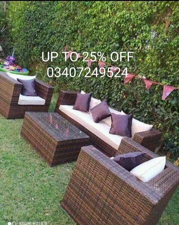 Garden chairs/rattan sofa sets/dining tables/UPVC outdoor furniture 13