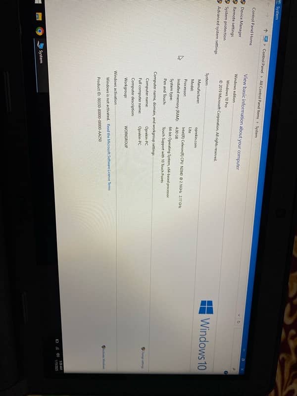 Laptop chrome book Window 10 pro(final price) 8