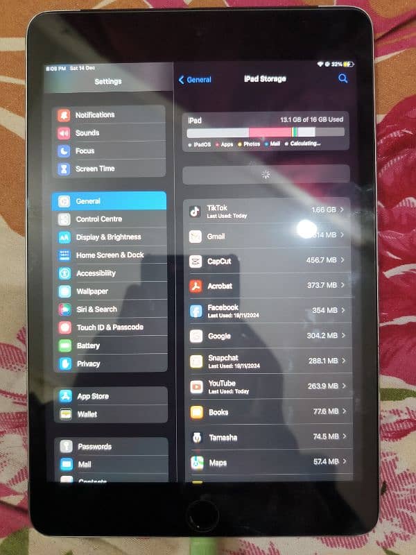 IPAD MINI 4 Cellular+Wifi 6