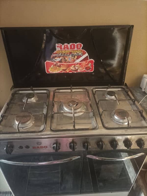 5 burner cooking range 1