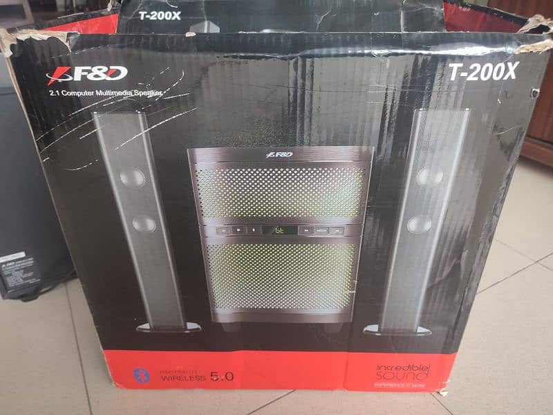 F&D T200X Wireless TV Speaker (Black) 0