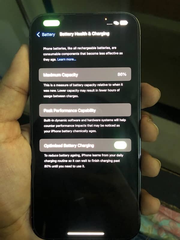 Iphone 13 Pro Max, 256, Non PTA, 86% 5