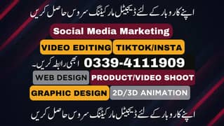 Pro Video Editing, Social Media, Photography, Web Design, Graphic, SEO