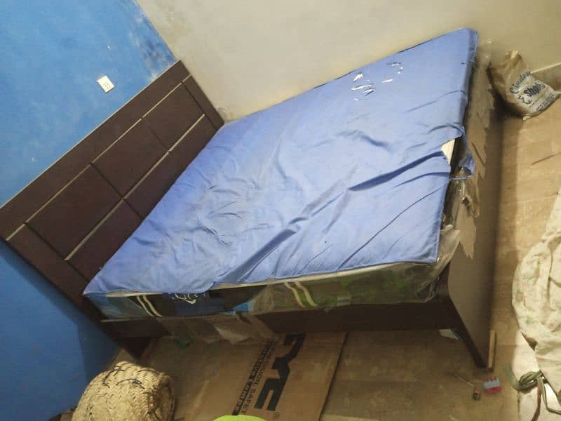 Double Bed With Mattress In Warranty 1