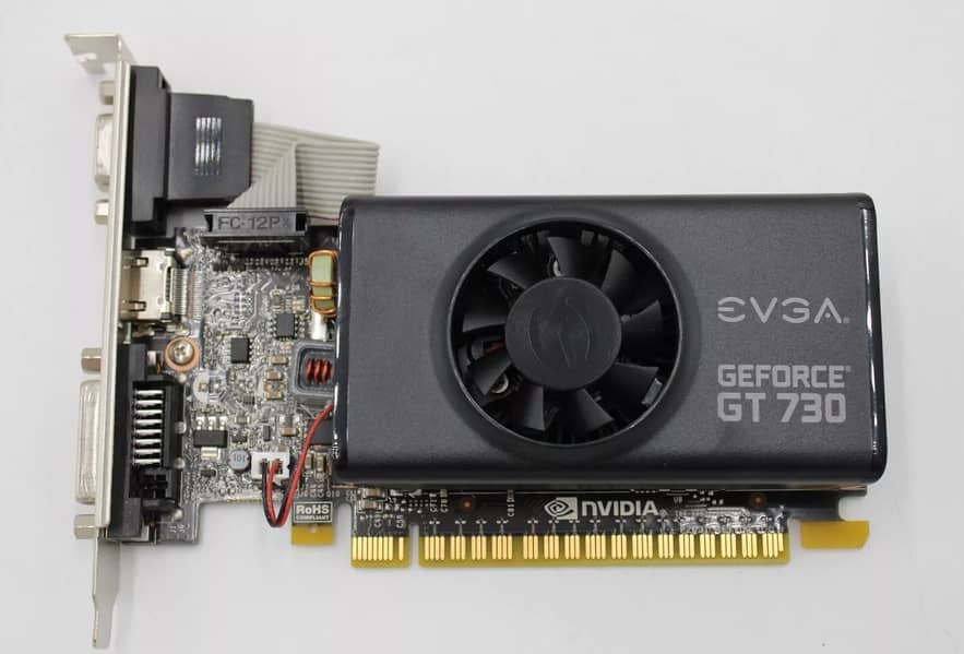 EVGA GeForce GT 730 2GB GDDR5 Graphics Video Card (Great) 0