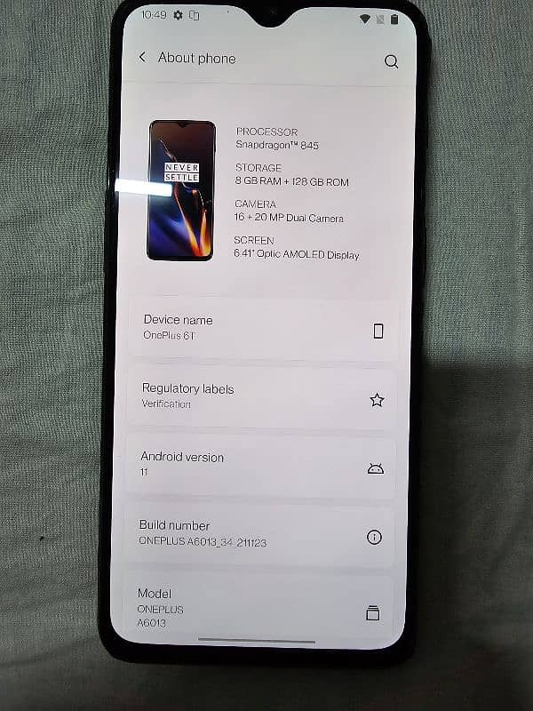 oneplus 6T 0