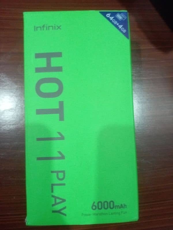 infinix hot 11 play with box 6