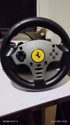 Gaming Ferrari steering wheel