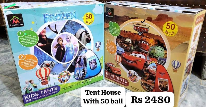 Tent House with 50 Balls 0