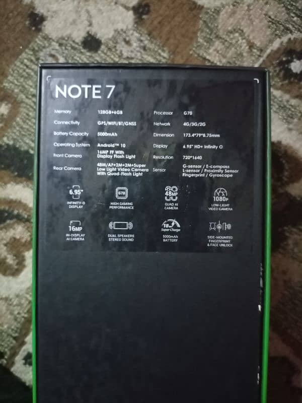 infinix note 7 6+128 0