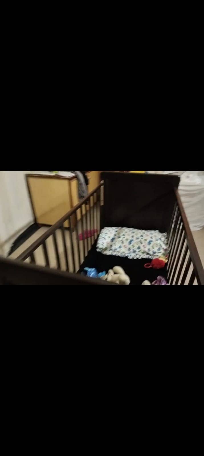 Baby cot brilliant condition with Mattress 2